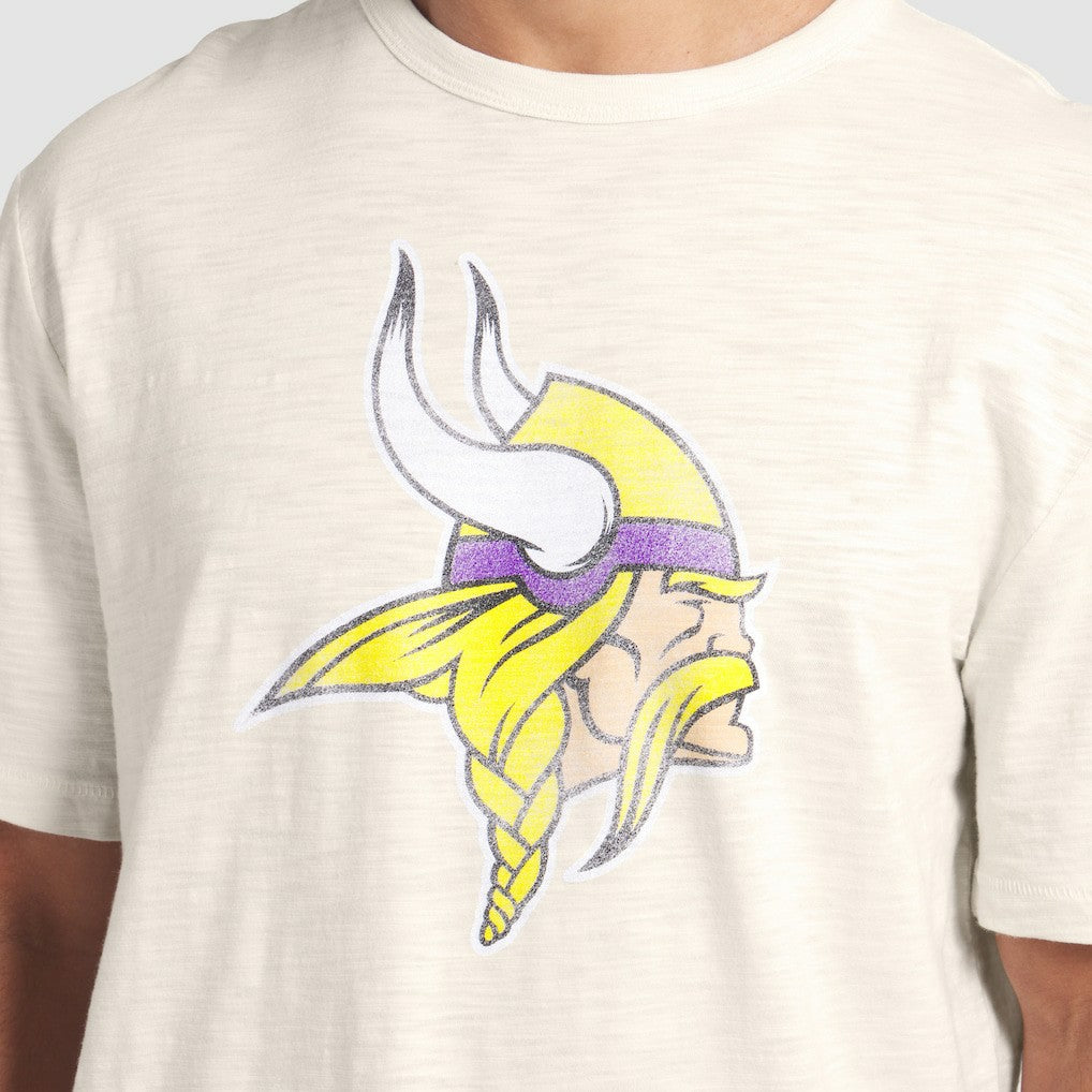 Minnesota Vikings Slub T-Shirt - Cream on sale
