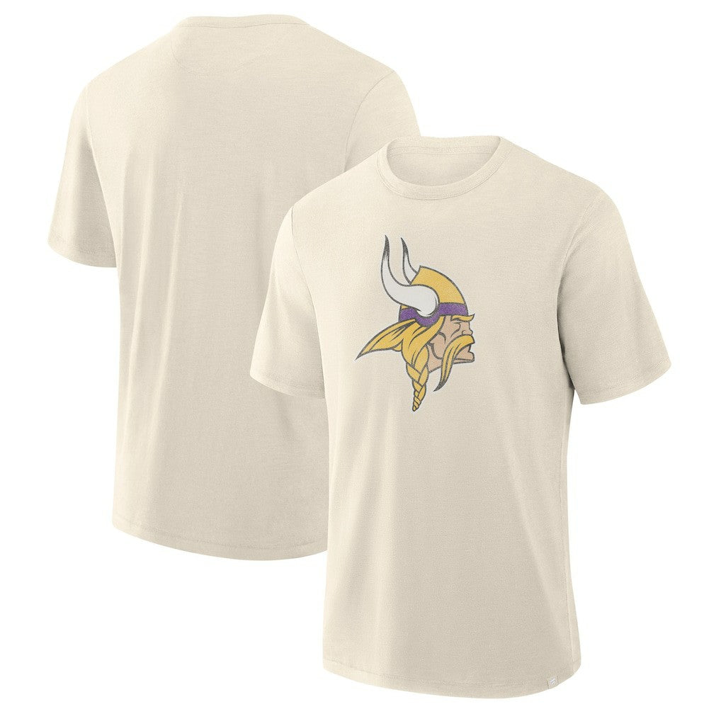 Minnesota Vikings Slub T-Shirt - Cream on sale