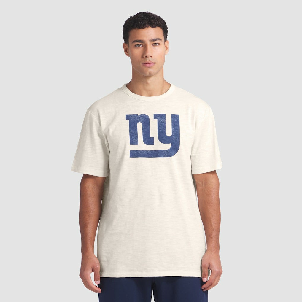 New York Giants Slub T-Shirt - Cream for sale