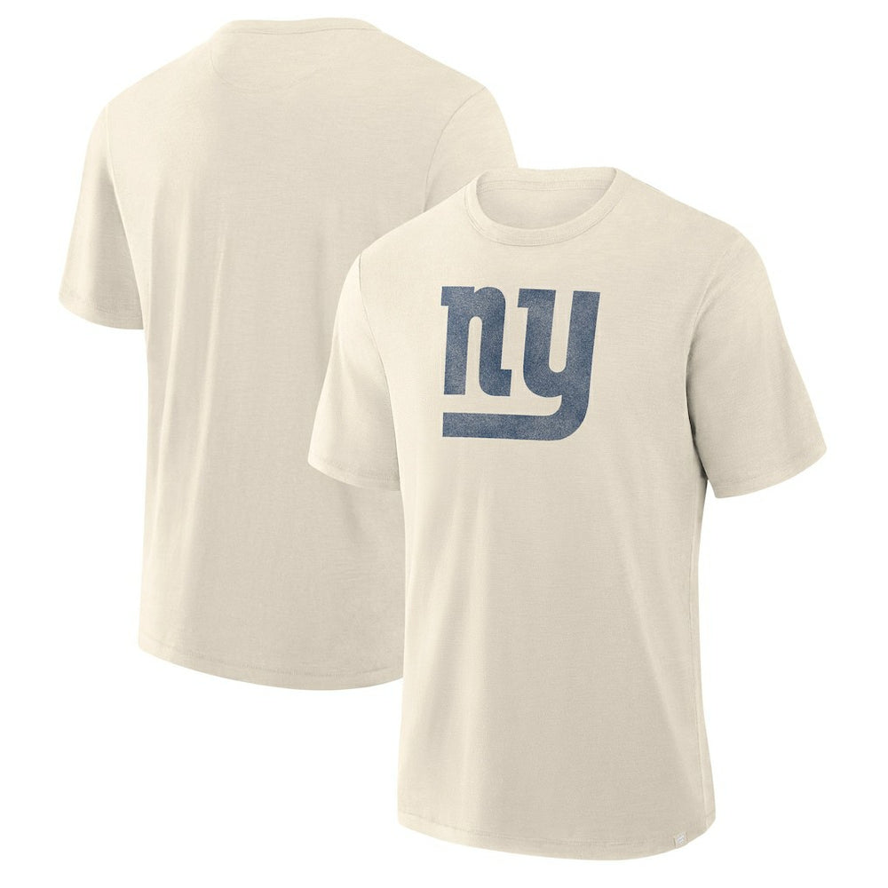 New York Giants Slub T-Shirt - Cream for sale