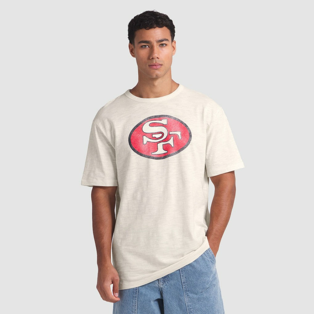 San Francisco 49ers Slub T-Shirt - Cream on sale