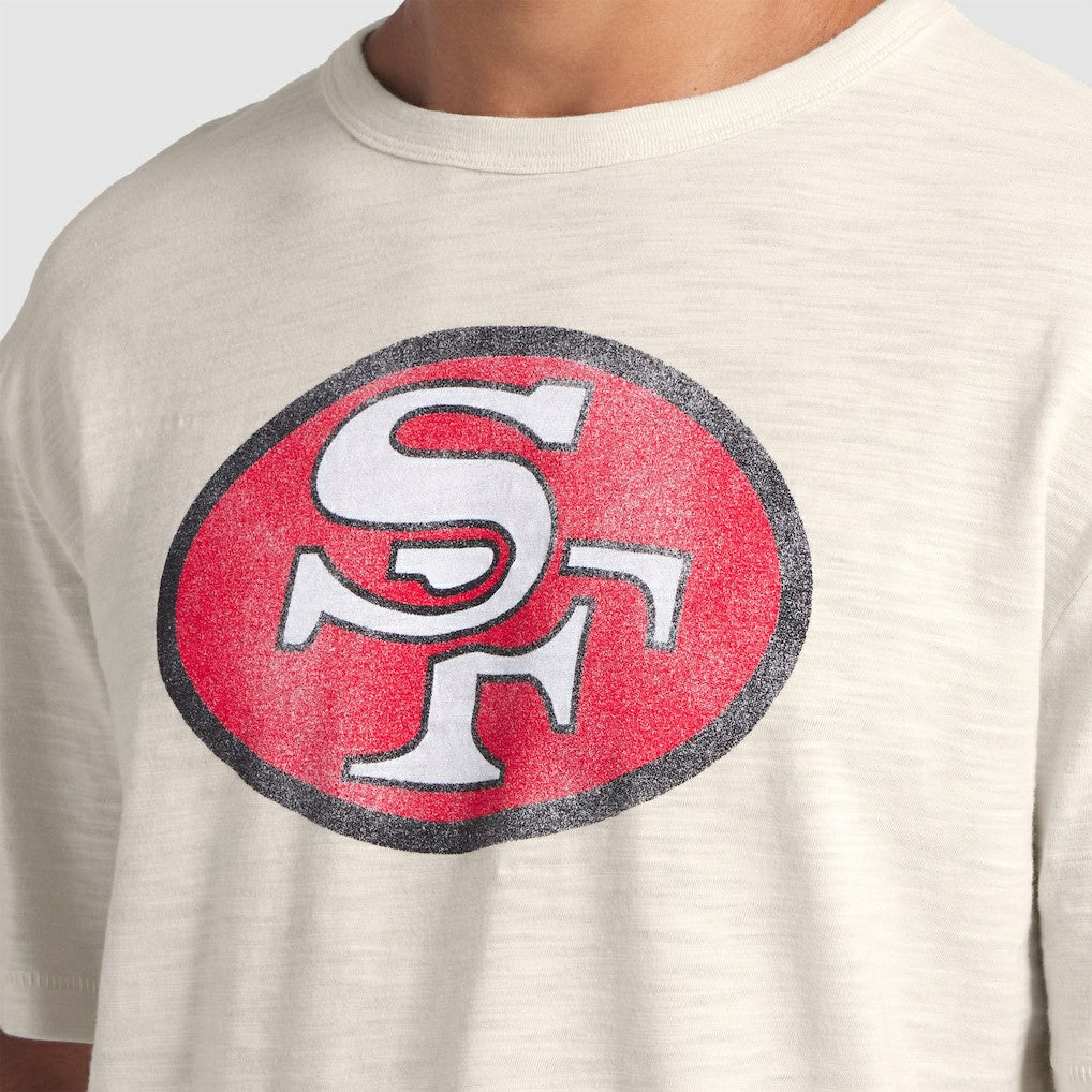 San Francisco 49ers Slub T-Shirt - Cream on sale
