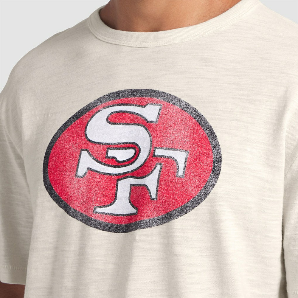 San Francisco 49ers Slub T-Shirt - Cream on sale