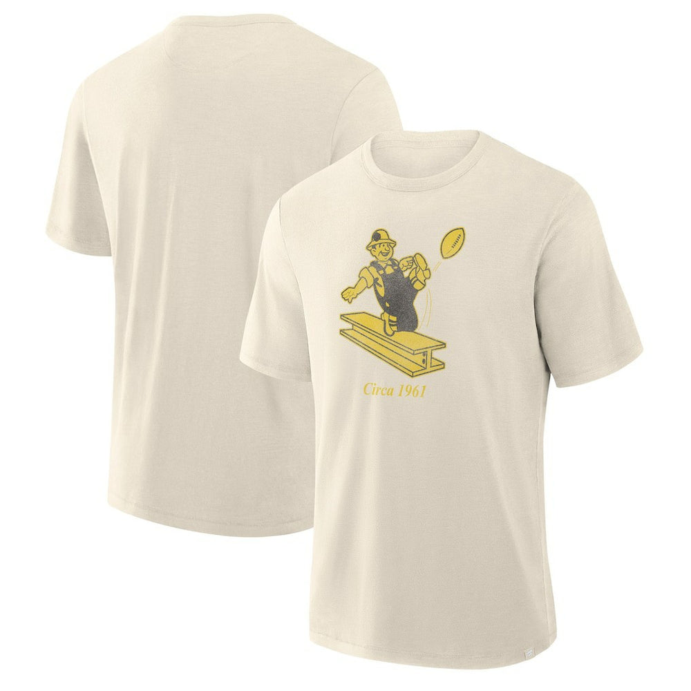 Pittsburgh Steelers Slub T-Shirt - Cream for sale
