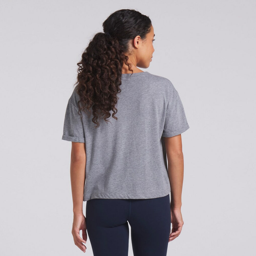 Dallas Cowboys Women's Swing Pass Tri-Blend Boxy T-Shirt - Heather Gray cheap