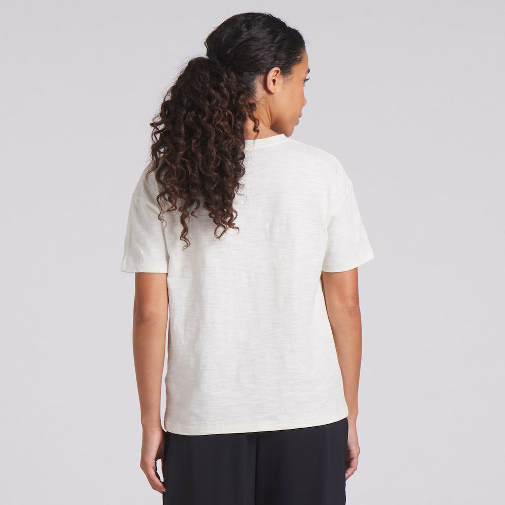 San Francisco 49ers Women's Trick Play Slub Boxy T-Shirt - Cream on sale