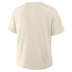 Chicago Bears Women's Trick Play Slub Boxy T-Shirt - Cream on sale