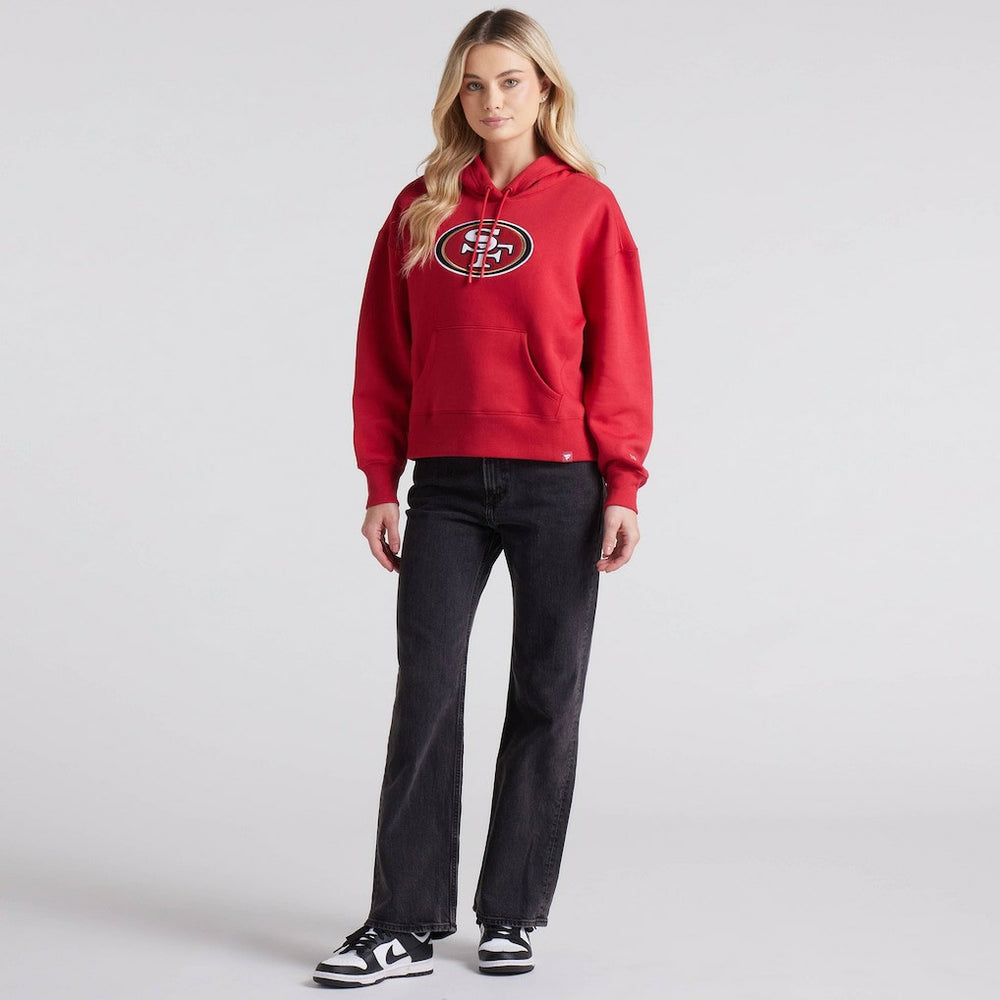 San Francisco 49ers Women's Legacy Fleece Pullover Hoodie - Scarlet discount