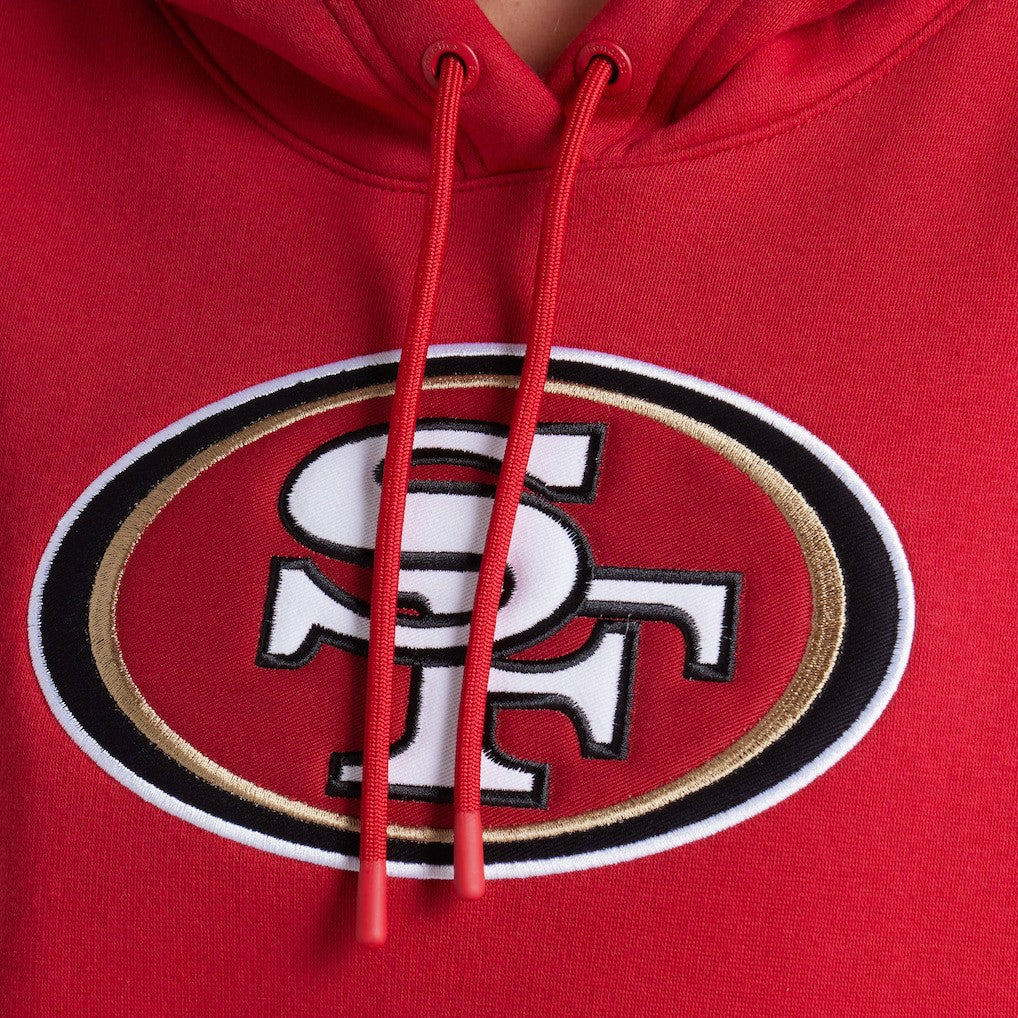 San Francisco 49ers Women's Legacy Fleece Pullover Hoodie - Scarlet discount