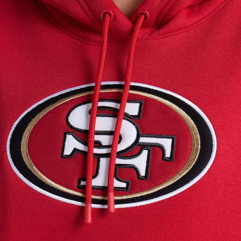 San Francisco 49ers Women's Legacy Fleece Pullover Hoodie - Scarlet discount