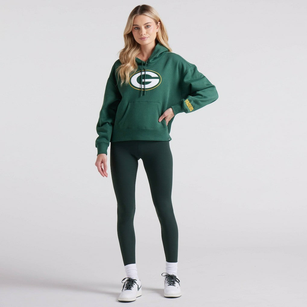 Green Bay Packers Women's Legacy Fleece Pullover Hoodie - Green outlet