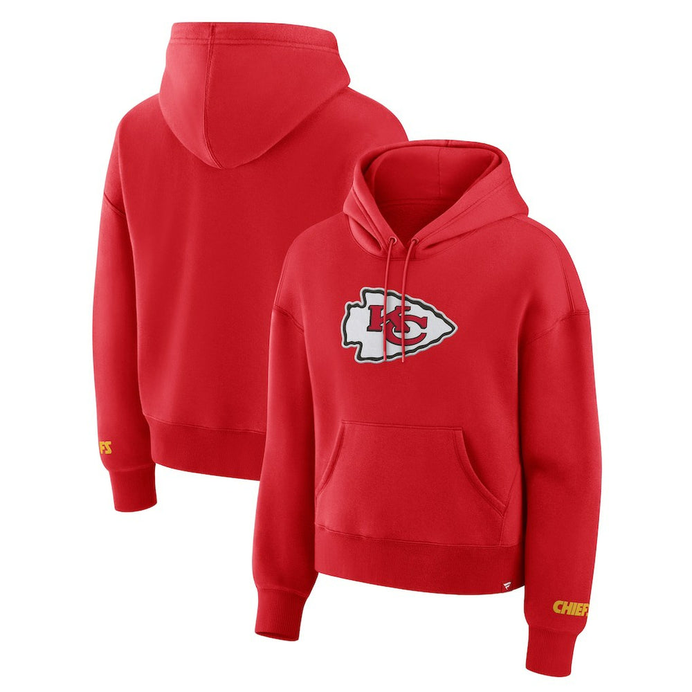 Kansas City Chiefs Women's Legacy Fleece Pullover Hoodie - Red on sale