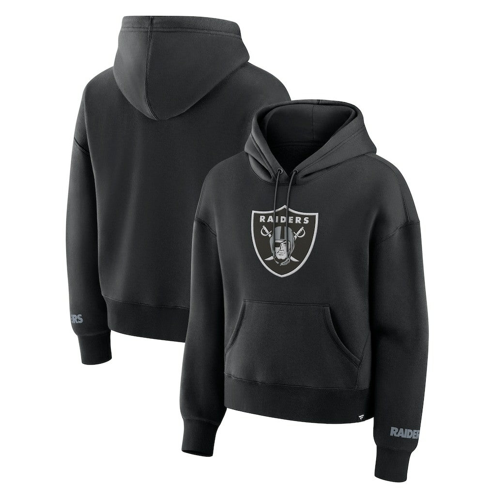 Las Vegas Raiders Women's Legacy Fleece Pullover Hoodie - Black on sale
