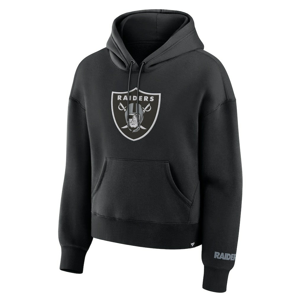 Las Vegas Raiders Women's Legacy Fleece Pullover Hoodie - Black on sale