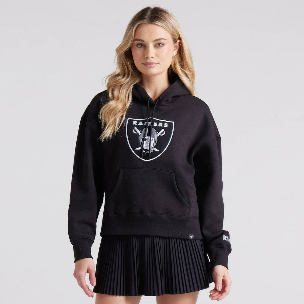 Las Vegas Raiders Women's Legacy Fleece Pullover Hoodie - Black on sale