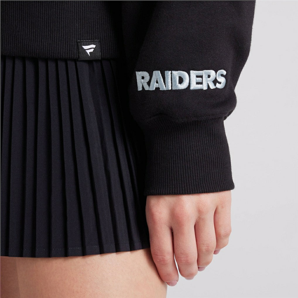 Las Vegas Raiders Women's Legacy Fleece Pullover Hoodie - Black on sale
