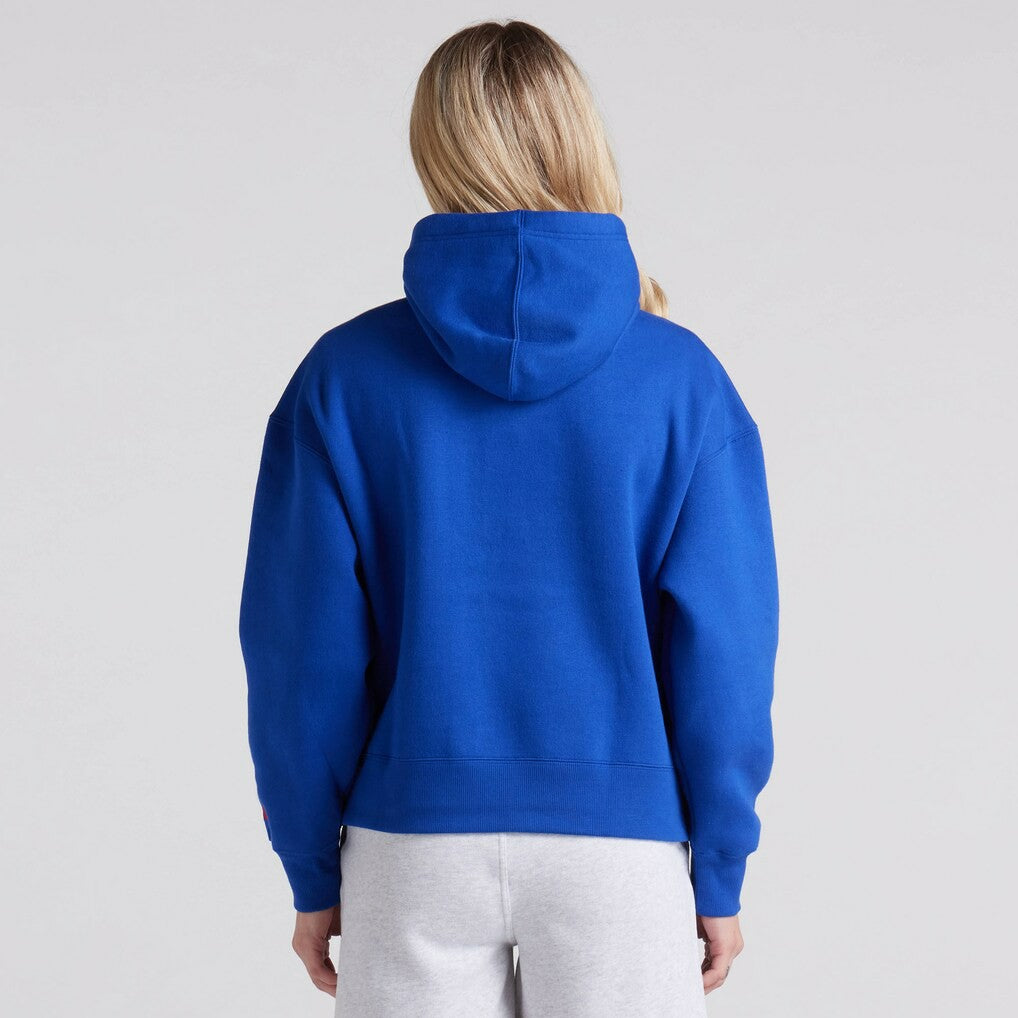 Buffalo Bills Women's Legacy Fleece Pullover Hoodie - Royal on sale