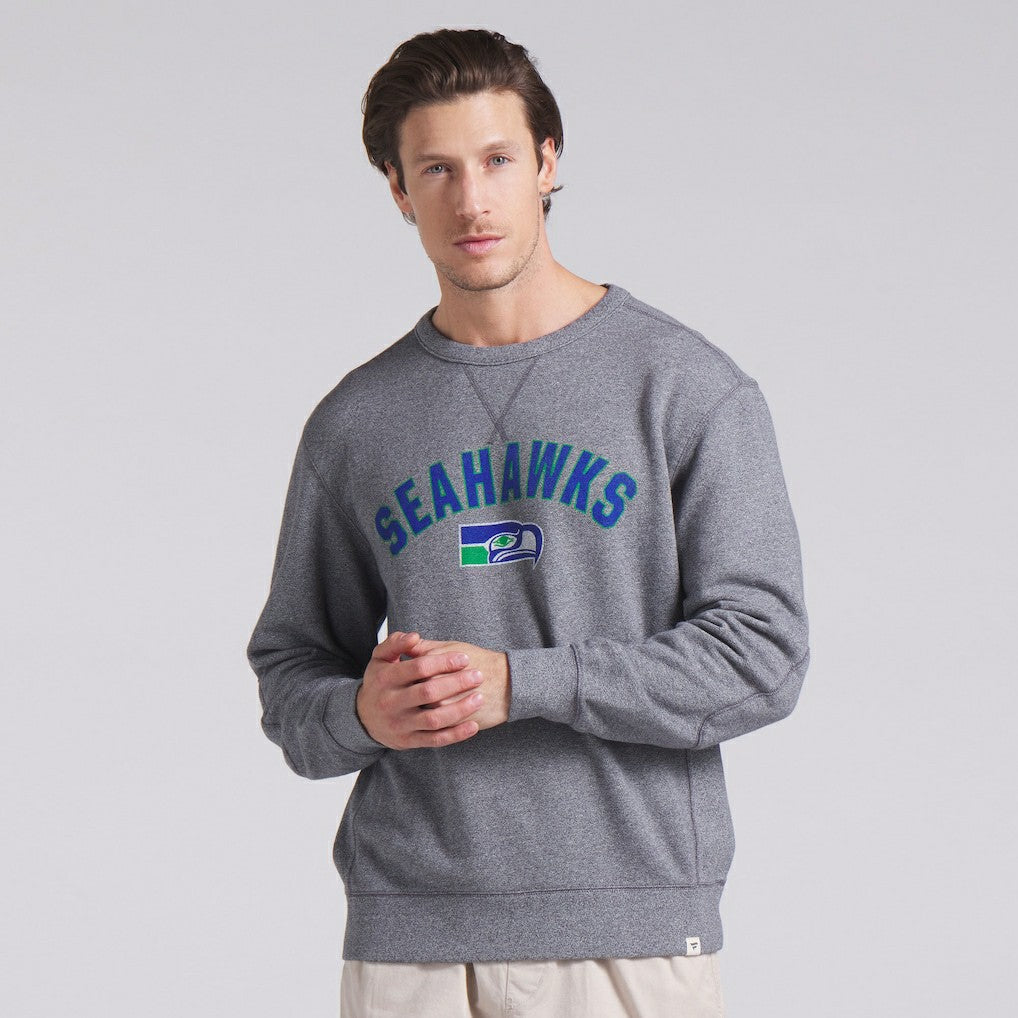 Seattle Seahawks Loop Terry Pullover Sweatshirt - Heather Gray cheap