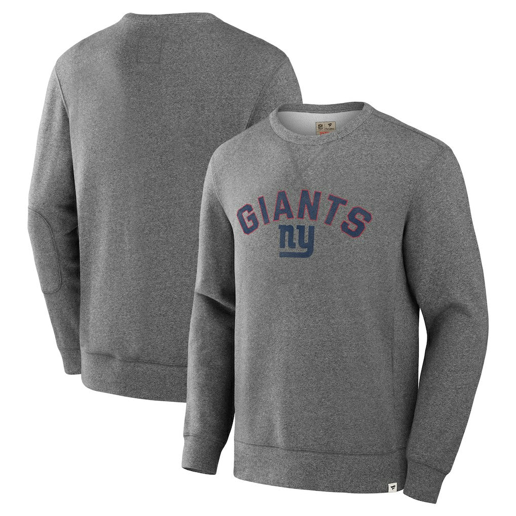 New York Giants Loop Terry Pullover Sweatshirt - Heather Gray for sale