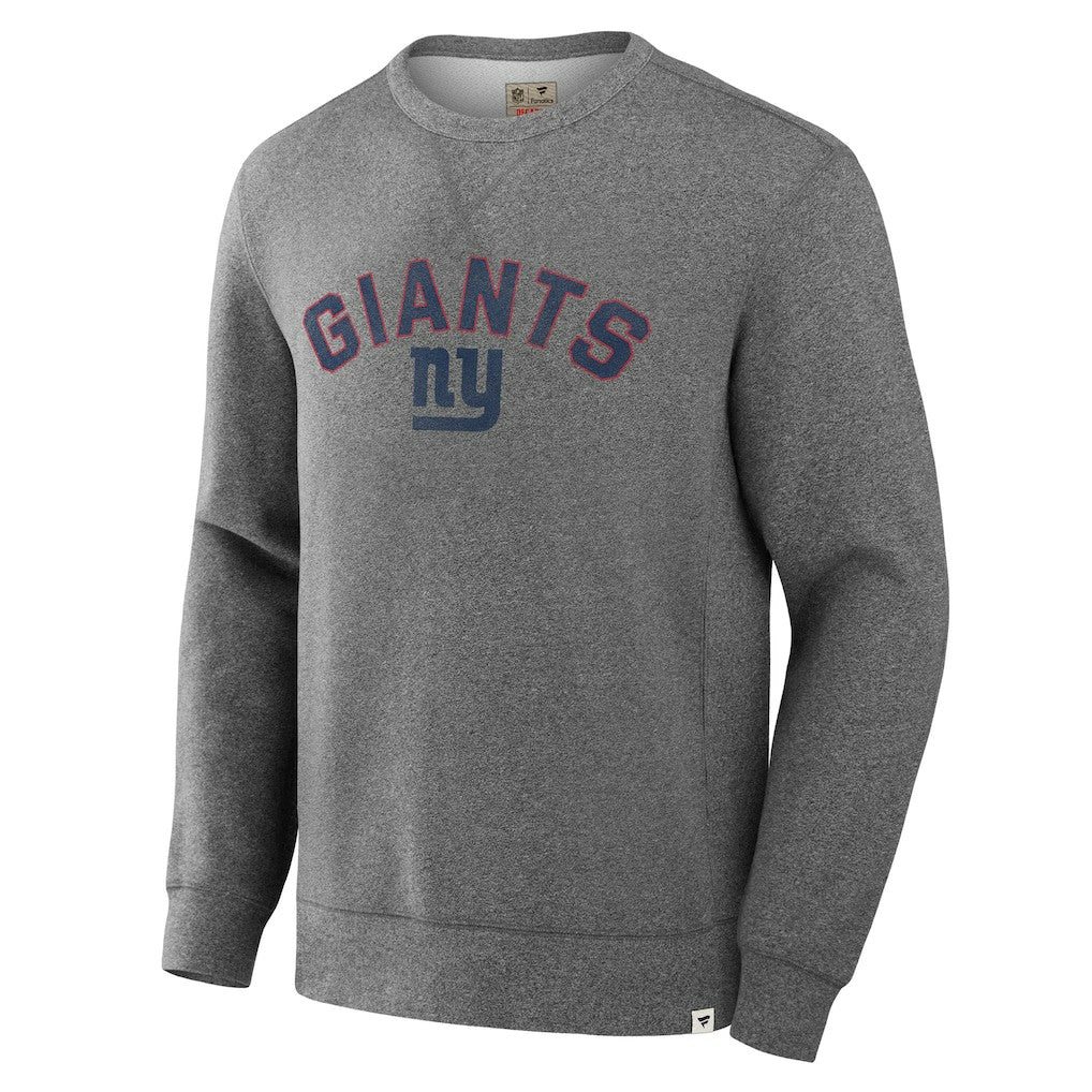 New York Giants Loop Terry Pullover Sweatshirt - Heather Gray for sale