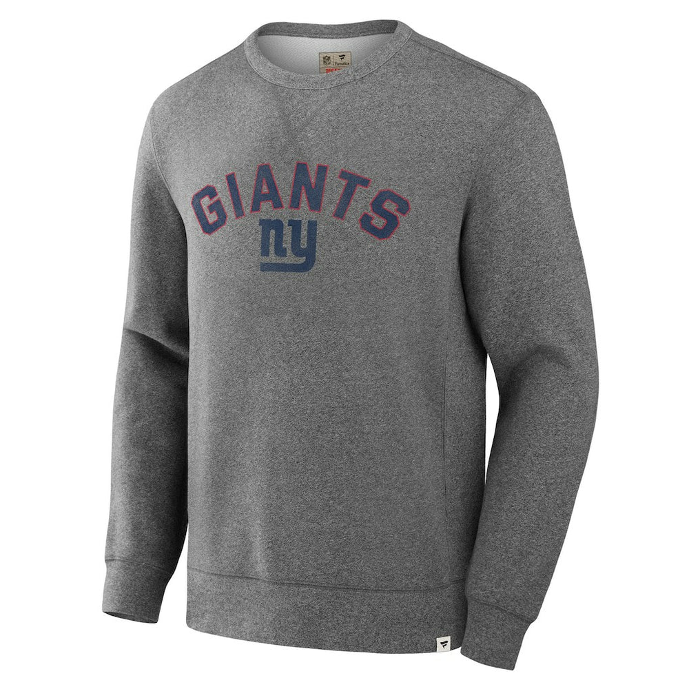 New York Giants Loop Terry Pullover Sweatshirt - Heather Gray for sale