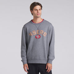 San Francisco 49ers Loop Terry Pullover Sweatshirt - Heather Gray on sale