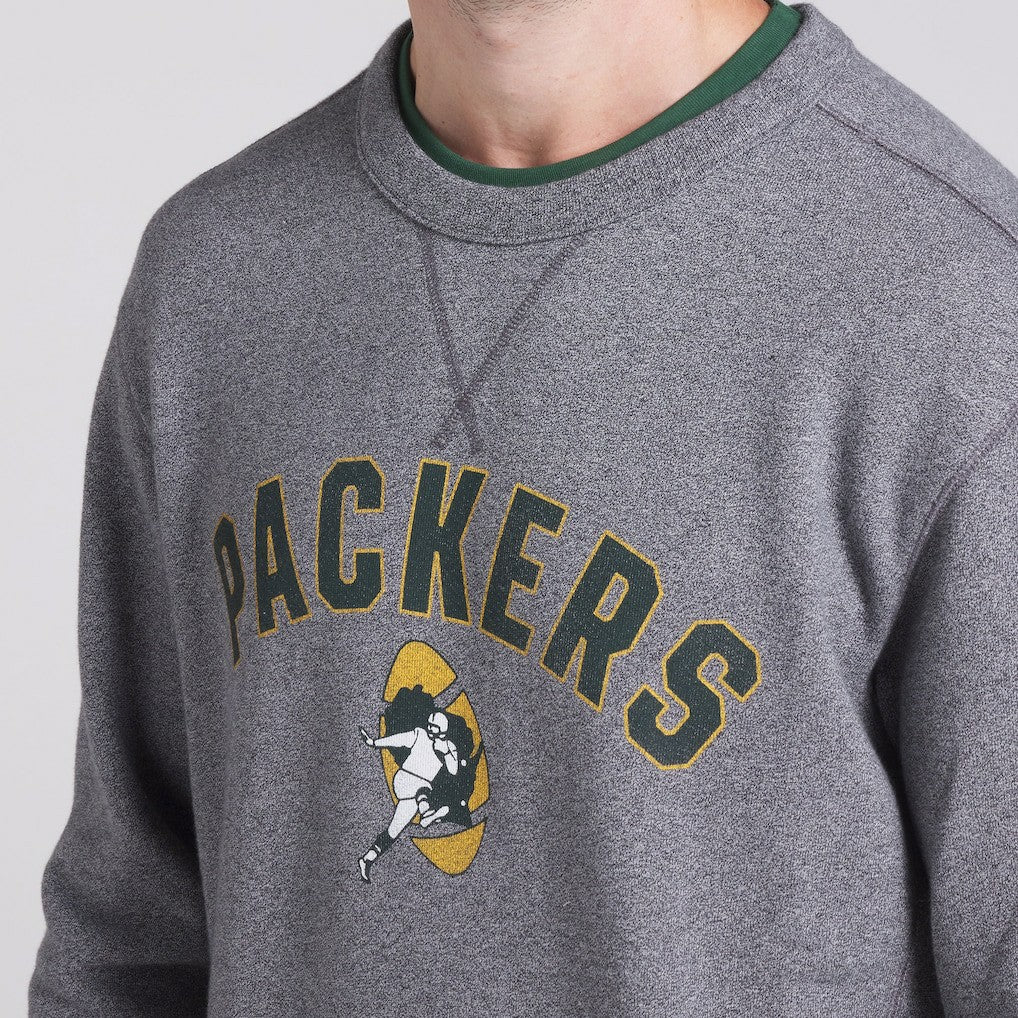 Green Bay Packers Loop Terry Pullover Sweatshirt - Heather Gray outlet
