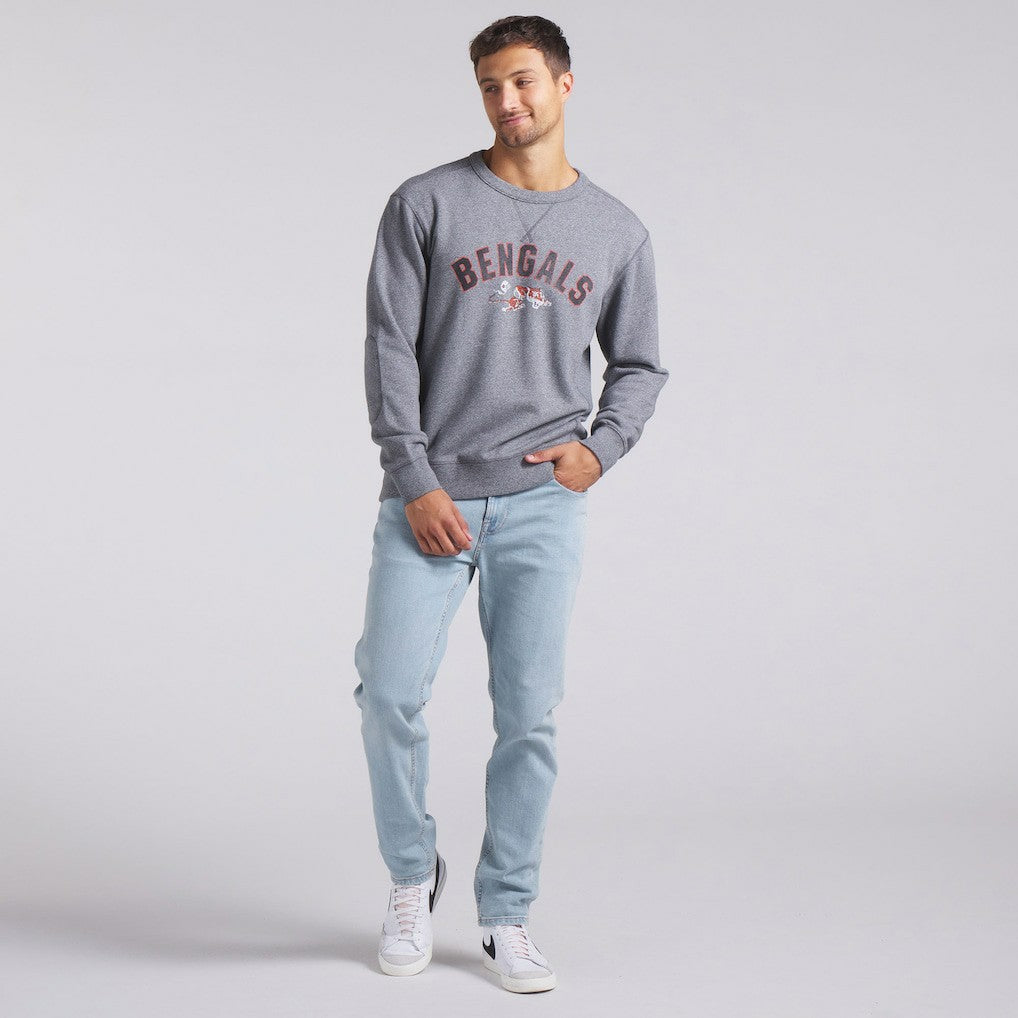 Cincinnati Bengals Loop Terry Pullover Sweatshirt - Heather Gray discount