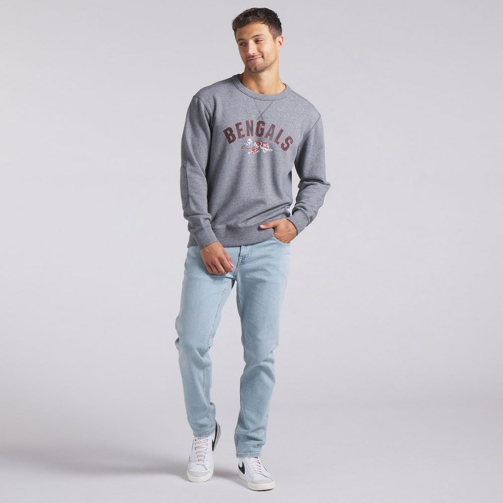 Cincinnati Bengals Loop Terry Pullover Sweatshirt - Heather Gray discount