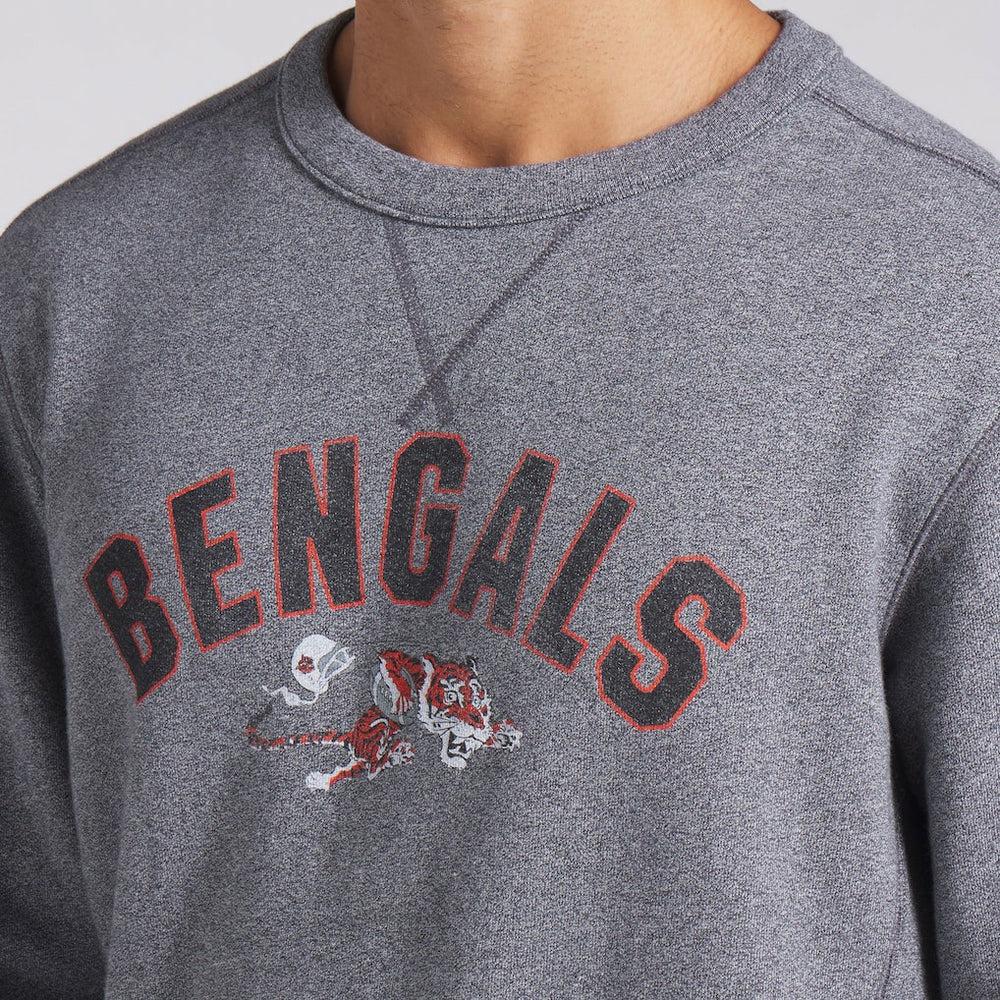 Cincinnati Bengals Loop Terry Pullover Sweatshirt - Heather Gray discount