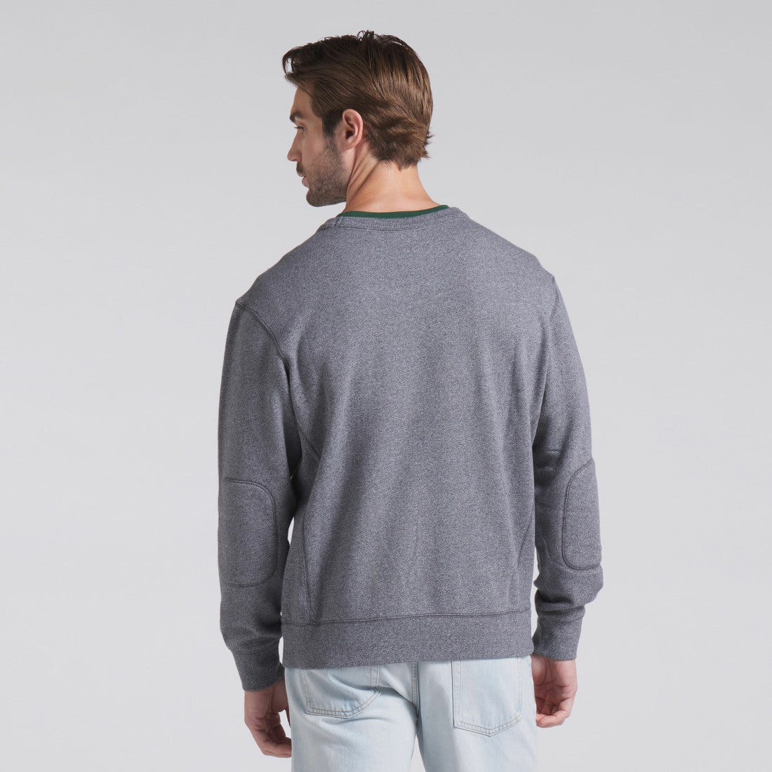 New York Jets Loop Terry Pullover Sweatshirt - Heather Gray discount