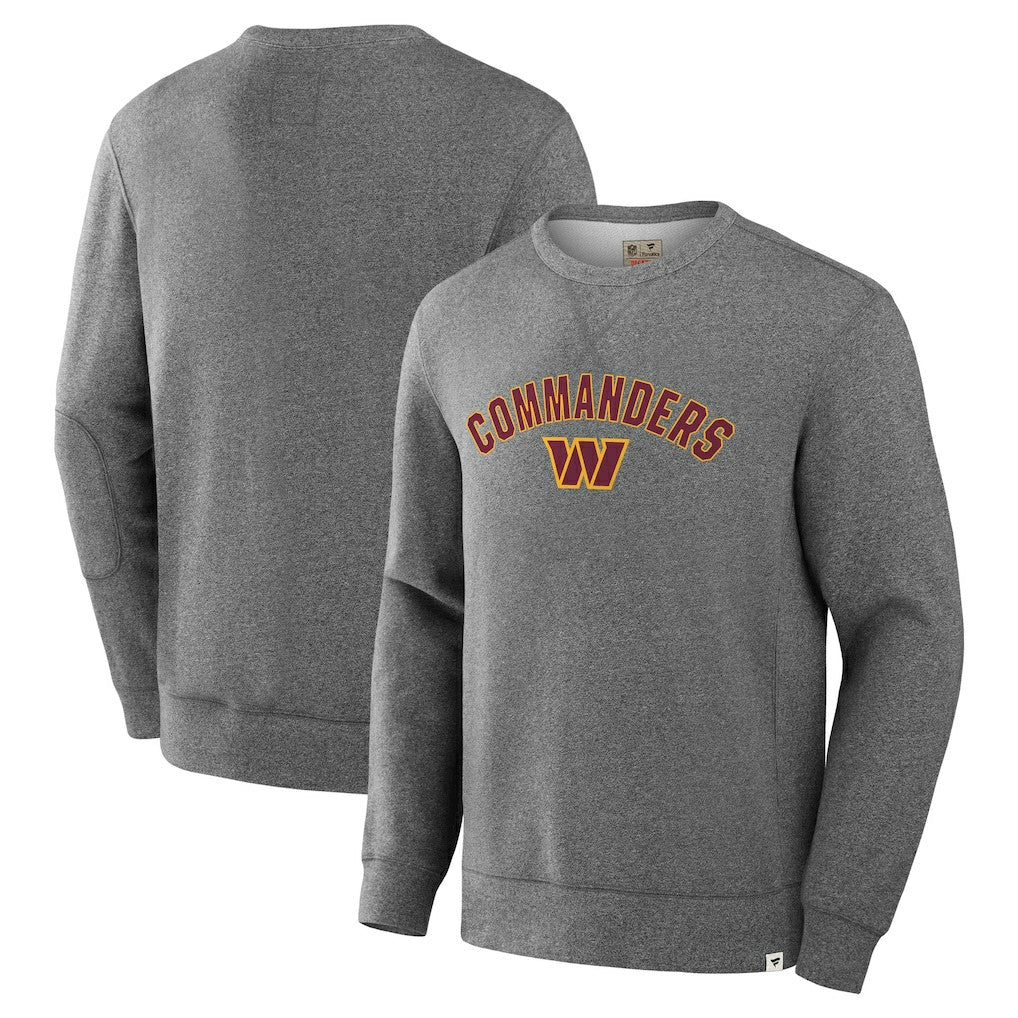 Washington Commanders Loop Terry Pullover Sweatshirt - Heather Gray discount