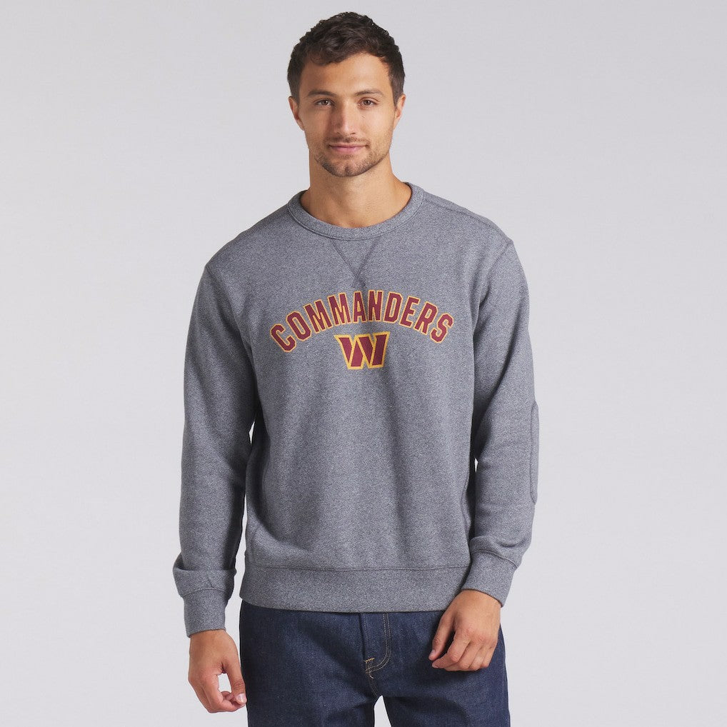 Washington Commanders Loop Terry Pullover Sweatshirt - Heather Gray discount