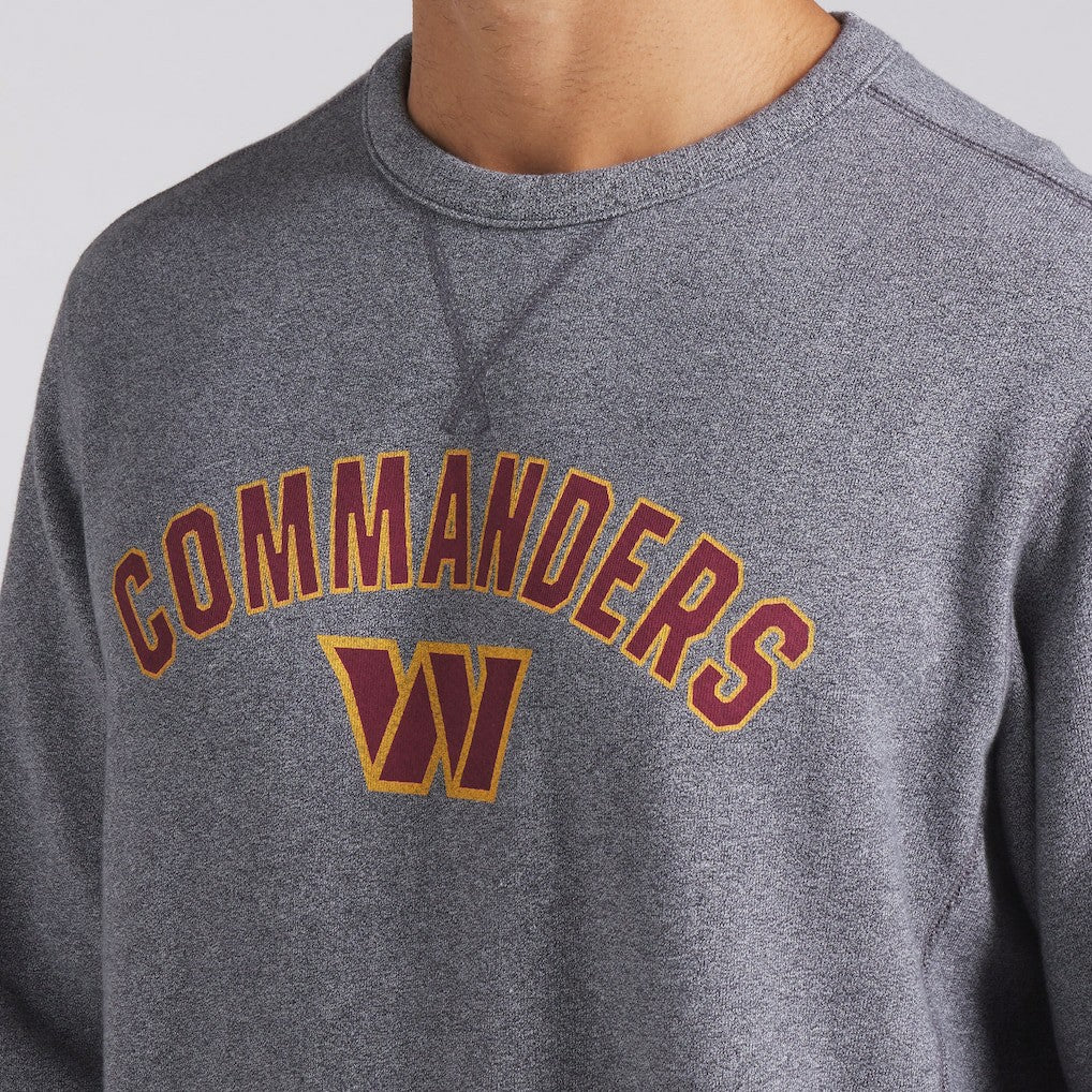 Washington Commanders Loop Terry Pullover Sweatshirt - Heather Gray discount