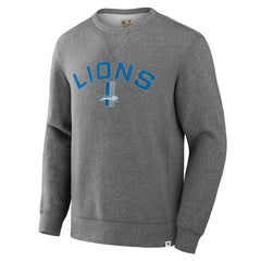 Detroit Lions Loop Terry Pullover Sweatshirt - Heather Gray on sale