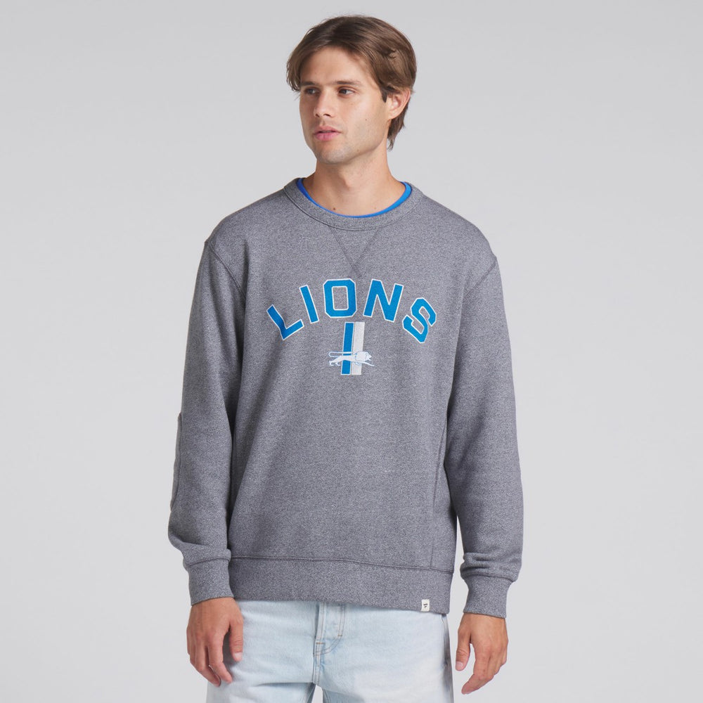 Detroit Lions Loop Terry Pullover Sweatshirt - Heather Gray on sale