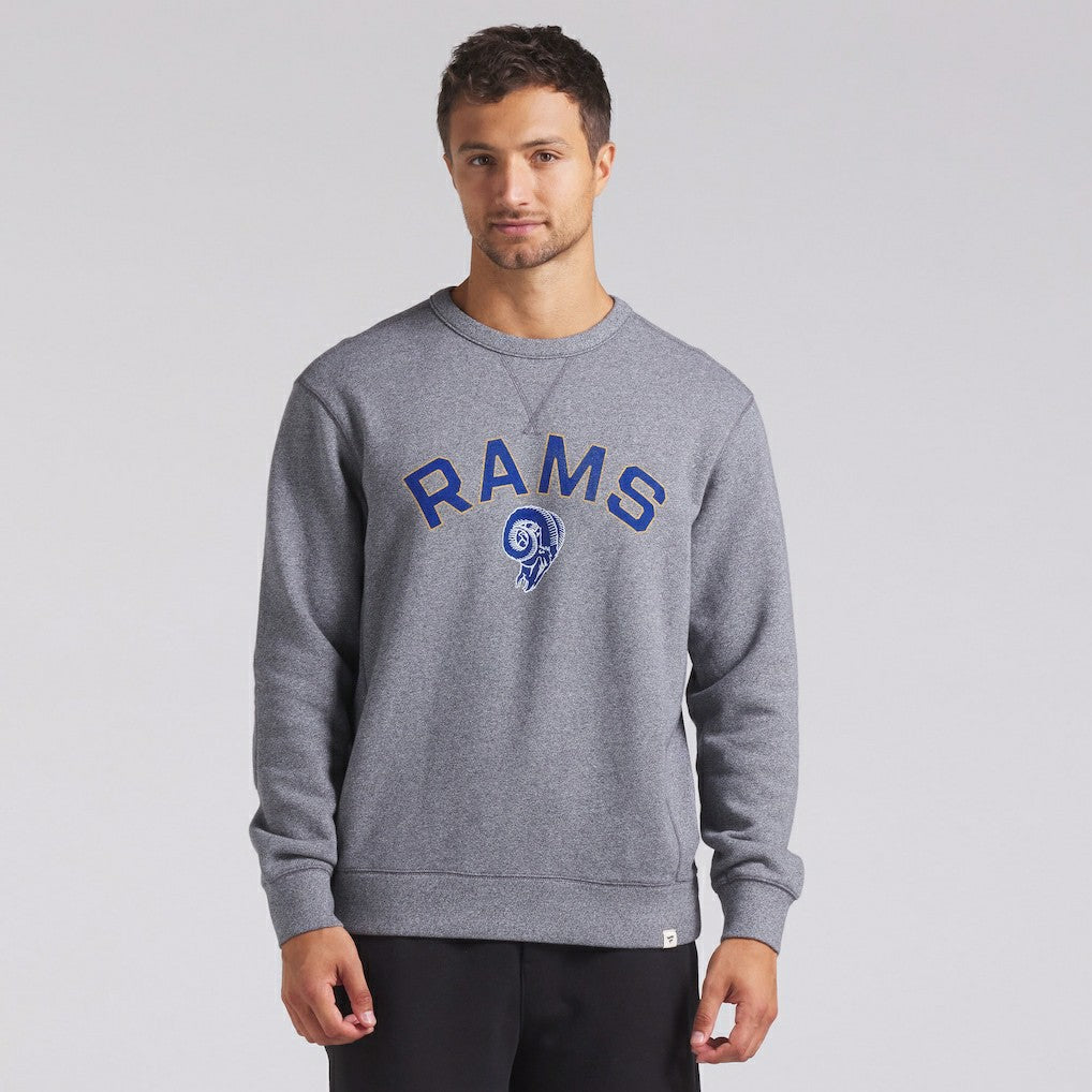 Los Angeles Rams Loop Terry Pullover Sweatshirt - Heather Gray online