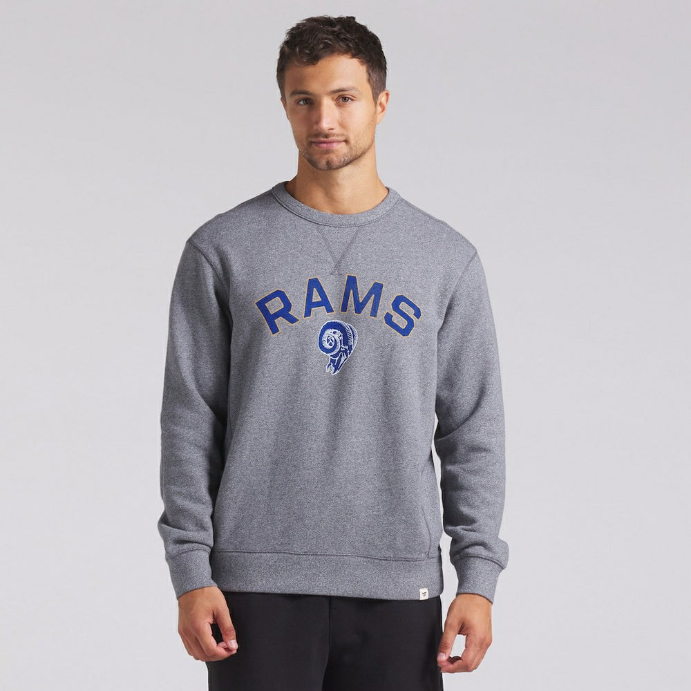 Los Angeles Rams Loop Terry Pullover Sweatshirt - Heather Gray online