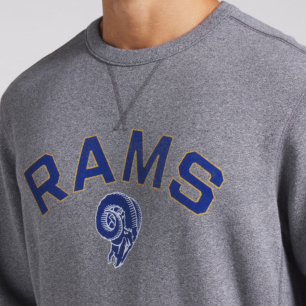 Los Angeles Rams Loop Terry Pullover Sweatshirt - Heather Gray online