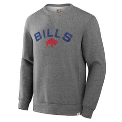 Buffalo Bills Loop Terry Pullover Sweatshirt - Heather Gray sale