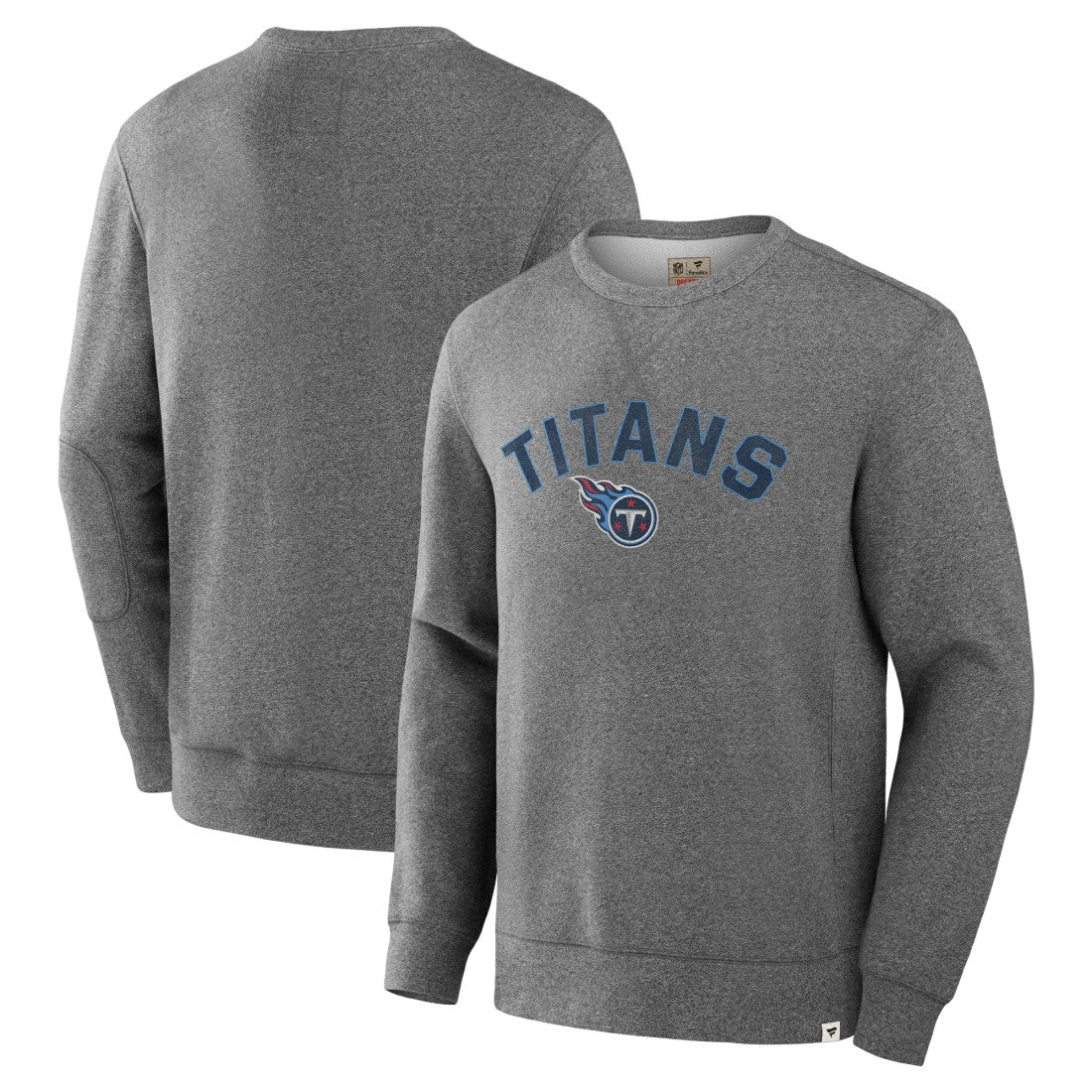 Tennessee Titans Loop Terry Pullover Sweatshirt - Heather Gray discount
