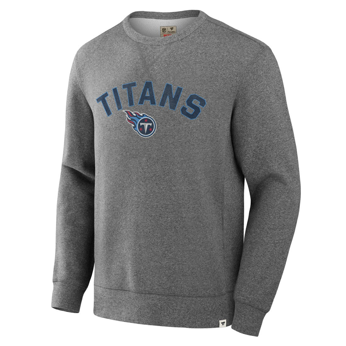 Tennessee Titans Loop Terry Pullover Sweatshirt - Heather Gray discount