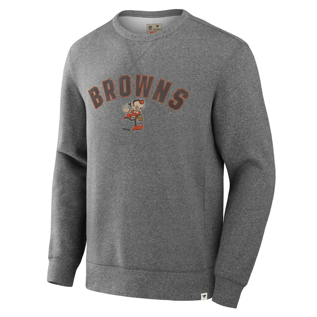 Cleveland Browns Loop Terry Pullover Sweatshirt - Heather Gray for sale