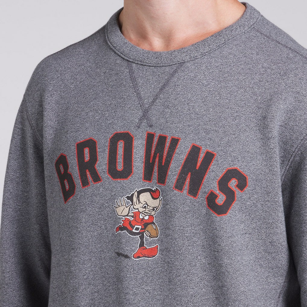 Cleveland Browns Loop Terry Pullover Sweatshirt - Heather Gray for sale