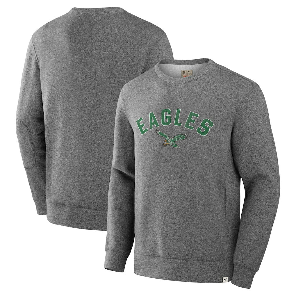 Philadelphia Eagles Loop Terry Pullover Sweatshirt - Heather Gray discount