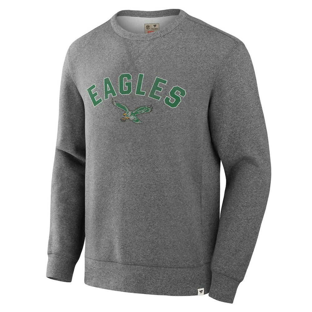 Philadelphia Eagles Loop Terry Pullover Sweatshirt - Heather Gray discount