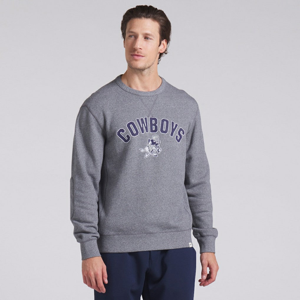 Dallas Cowboys Loop Terry Pullover Sweatshirt - Heather Gray cheap