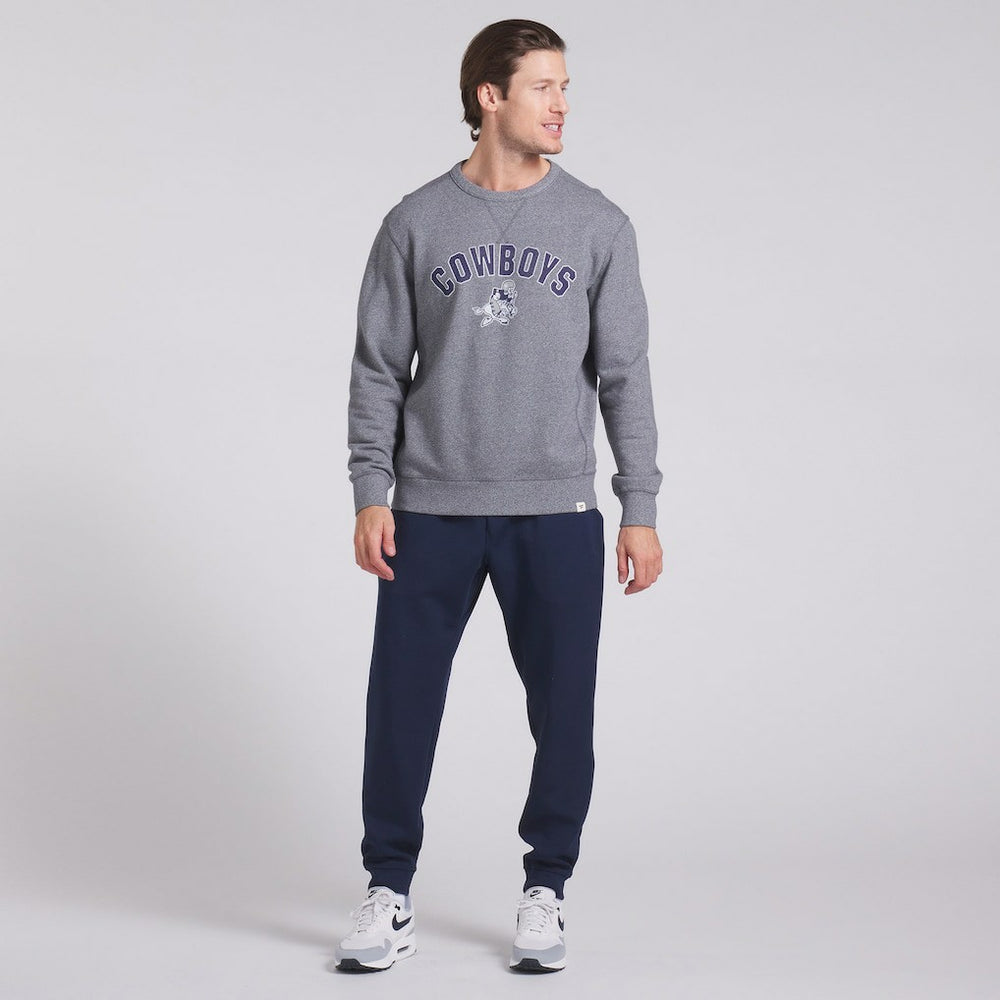 Dallas Cowboys Loop Terry Pullover Sweatshirt - Heather Gray cheap