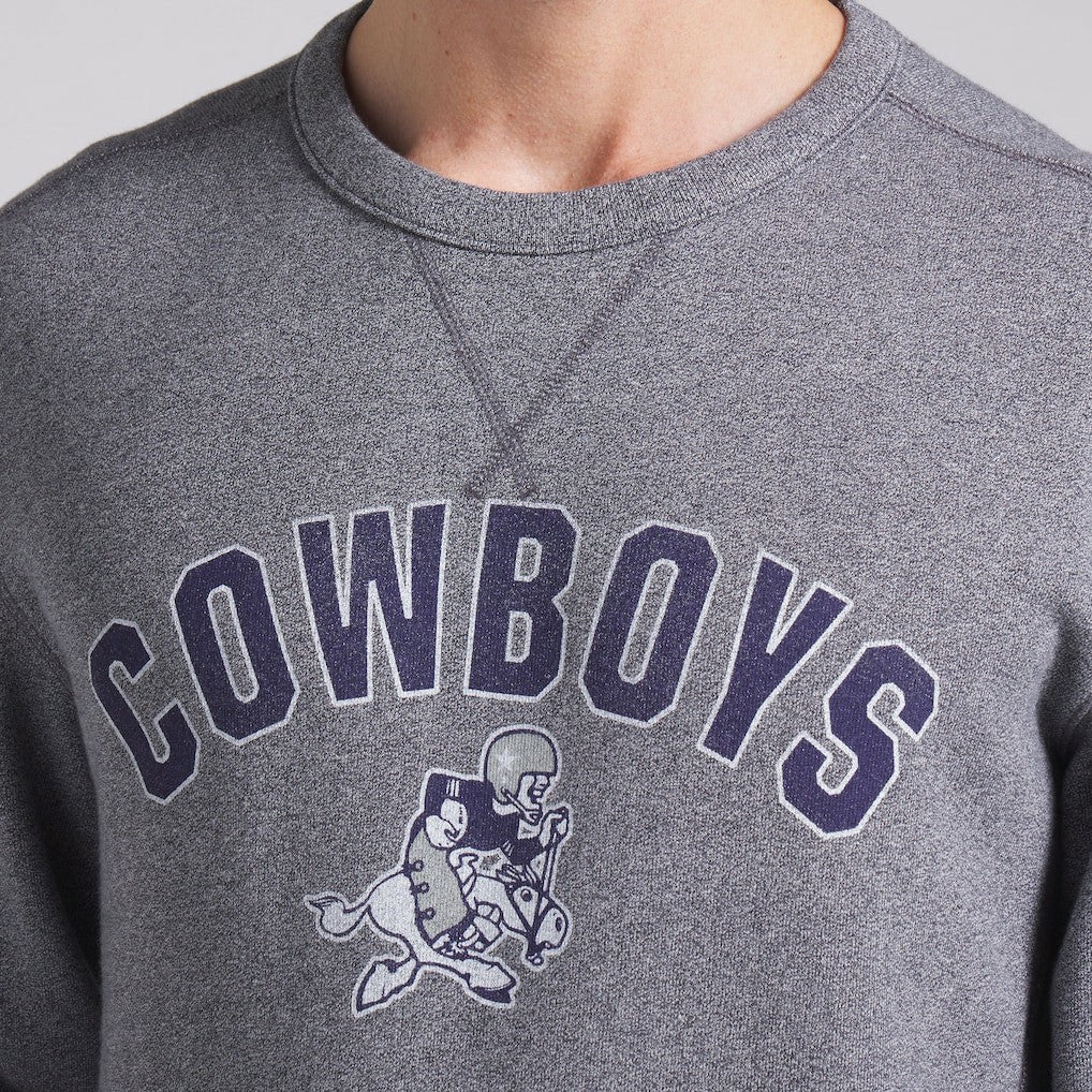 Dallas Cowboys Loop Terry Pullover Sweatshirt - Heather Gray cheap