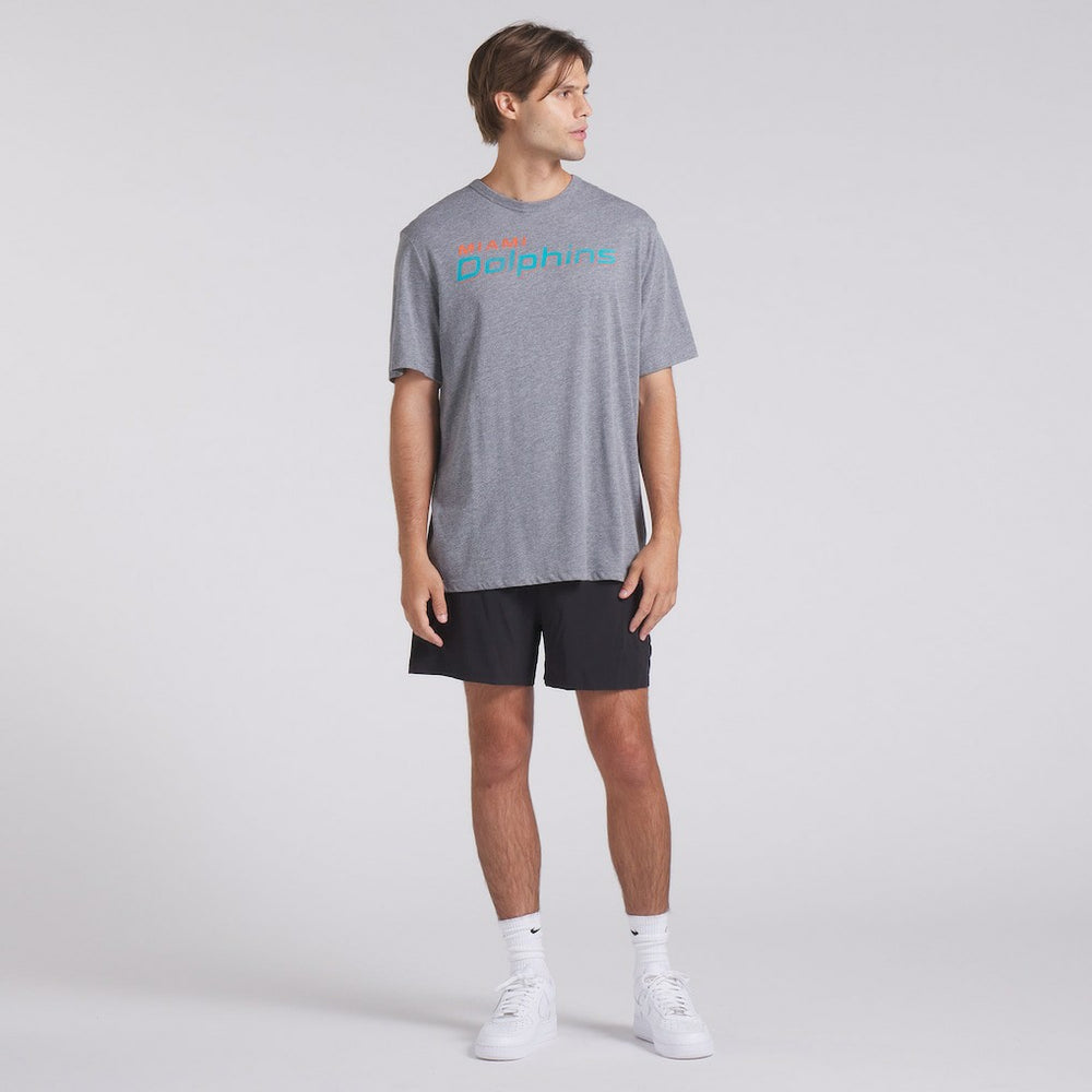 Miami Dolphins Pass Rush Tri-Blend T-Shirt - Heather Gray discount